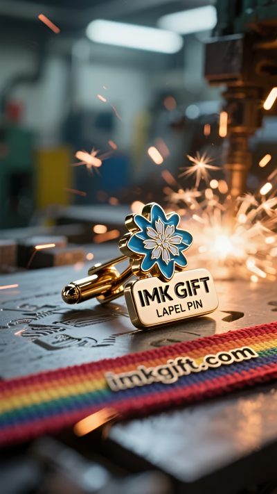 in995-Edelweiß-Manschettenknöpfe-und-Kreuz-Emblem-Gravur-der-Ewigkeit-in-den-Falten-der-Zeit