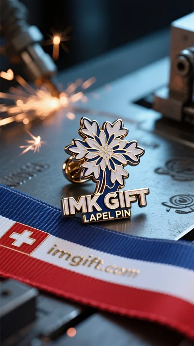 in992-Edelweiß-und-das-rot-weiße-Kreuz-ein-spirituelles-Emblem-in-einer-Krawattenklammer